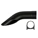 New 3" Curved Exhaust Extender Fits Case-IH Fits International Tractor Models