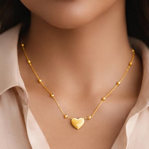 Image of Rubans Demi Fine Stainless Steel Pendant Chain Daily Gift for Women & Girls