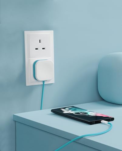 Juice USB Type-C Powerful Mains Charger for Tablets & Mobiles, 2.4 AMP output (White)