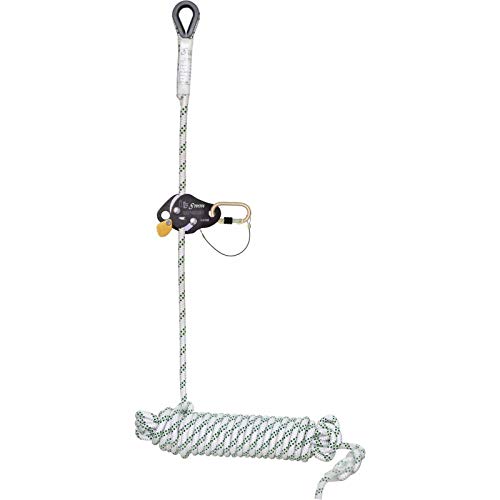 KRATOS SAFETY - Blocker, Antichute Compact Coulissant sur Corde tressée, Multi-Usage - KRATOS SAFETY - 119-FA2010300A