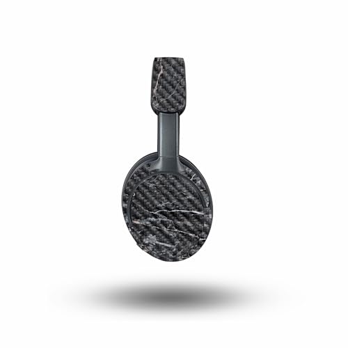 Image of MightySkins Carbon Fiber Skin Compatible with Bose QuietComfort Ultra - Onyx Marble | Protective, Durable Textured Carbon Fiber Finish | Easy to Apply