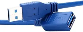 Cabo Extensor USB 3.0 Macho e Fêmea com 2 Metros