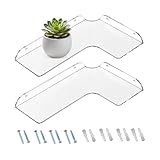Amélioration de Pièce Facile: Ces étagères flottantes servent de solution de rangement décorative pour accueillir les petits appareils électroniques, les et les articles de toilette tout en rehaussant l'ambiance des cuisines, des chambres et d'autres espaces de vie grâce à leur design polyvalent qui permet une transformation esthétique et fonctionnelle de chaque pièce.