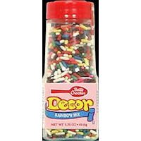 Bc Decor Rainbow Mix Tamaño 1.75z Betty Crocker Rainbow Mix Decoración Toppings