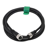 HangTon M12 A kodierte 8-polige Buchse auf 8-poligen Stecker, Kabel für Cognex-Sensor-Kamera, Industrie-Stellantrieb, Profibus-Automation, 50 m – Ansicht 2