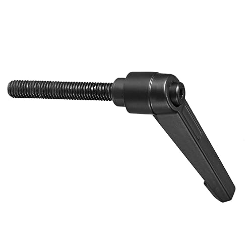 Image of Clamping Lever Handles, M8 x 60mm Male Thread, Adjustable Quick Release Locking Rotating Bolt Knobs Black - (Applications: for Lathe Machinery), 1-Piece