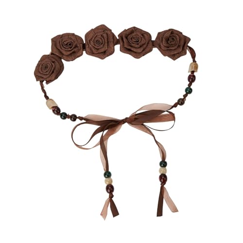 Boho Waist Belt Women 59inch Gift Flower Waist Cord for Coats Trouser Jeans Lady