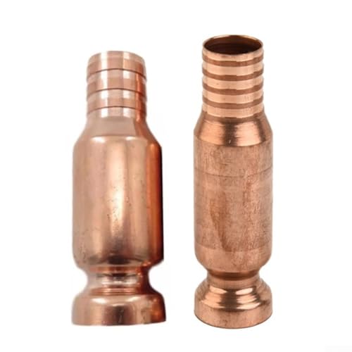 Lot de 2 siphons de remplissage en cuivre pour pompage manuel de tuyau d'huile - Connecteur de siphon pour un transfert sûr de l'eau, carburants, peintures et...