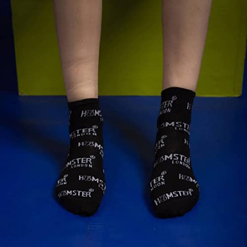 Image of HAMSTER London Multicolored Printed Cotton Socks Combo Pack of 4, Size 7-12 (Free Size)