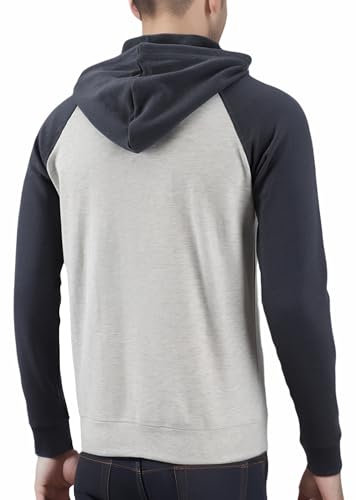 Men's Casual Long Sleeve Henley Sweatshirt Knit Fleece Active Sports Hoodie Pullover2