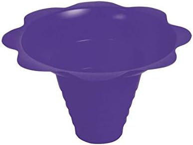 Hypothermias Flower Cups for Serving Shaved Ice or Snow Cones, Medium 8 Ounce, Case of 500