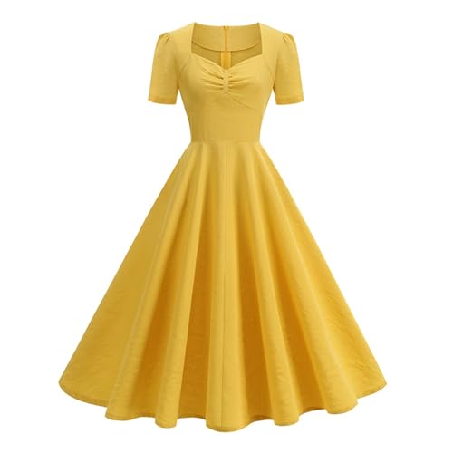 Robe d'été vintage années 50 pour morphologie en 8