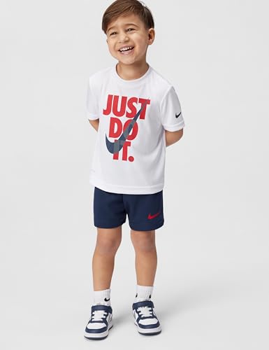 Image of Nike Boys' Dri-FIT Just Do It T-Shirt and Mesh Shorts 2-Piece Outfit Set