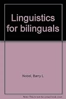 Linguistics for bilinguals 0883772000 Book Cover