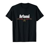Marokko Flagge Marokkanisch Arabisch Muslim Nachname Arfaoui T-Shirt ...