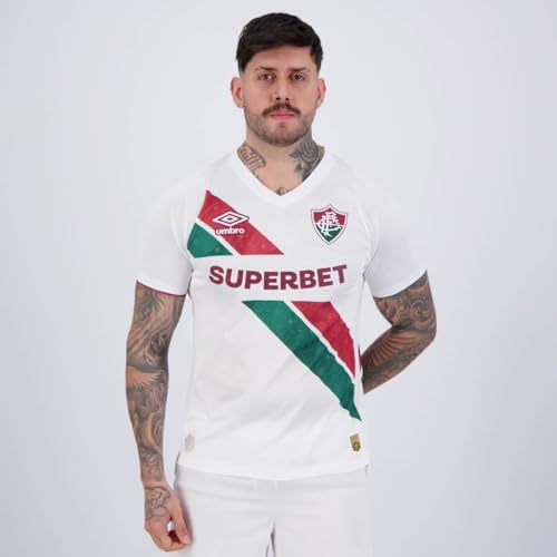 Umbro Camisa Fluminense 2024 2025 para hombre, blanco, M