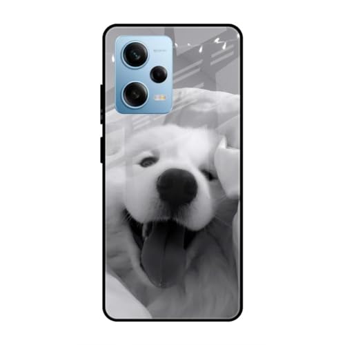 Image of SmashItUp Dog | Puppy | Animal Designer Printed TPU Metal Case Mobile Back Cover for Redmi Note 12 Pro 5G