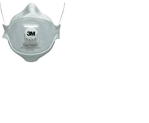 3M 9332+ Respiratore Monouso, 10 Pezzi