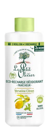 Déodorant Verveine Citron Le Petit Olivier éco-recharge 100ml