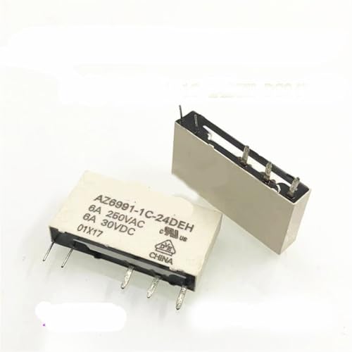 Relais 24VDC AZ6991-1C-24DEH 6A commutation 250V inverseur 5 broches pour automatisme