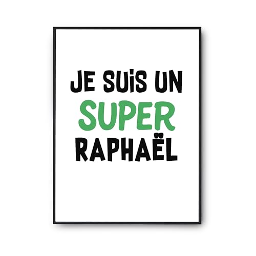 Poster citation Raphael impression haute définition - Décoration murale humour de format A3
