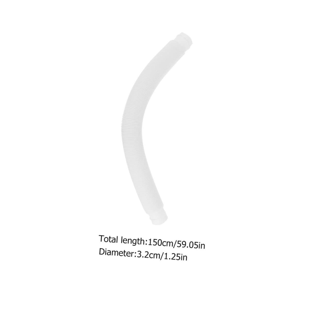 BEBEMOKO Pool Replacement Hose 2 Pieces Pp Material Leakproof Retractable Filter Pump Hose