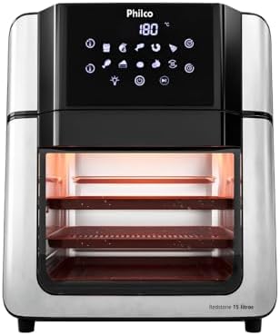 Fritadeira Air Fryer Oven Philco 15L Painel Digital PAF15A 127V