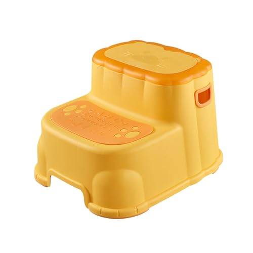 harayaa Sgabello per Bambini, Accessorio per L'addestramento Al Vasino, Sgabello Da Bagno Portatile E Versatile, Utilizzabile Anche, giallo, Taglia unica bambino