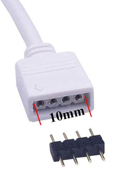 1 To 4 Female Splitter Cable For RGB 5050 LED Strips - Plug & Play Connector - View #8