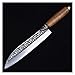 Coltello da cucina 7Cr17Mov Handmade Coltello forgiato Cutter Taglierina Sharp Cleaver Utility Bel coltello con motivo coltelli (Color : Utility Knife, Kitchen Knife Size : 5.5 inch)
