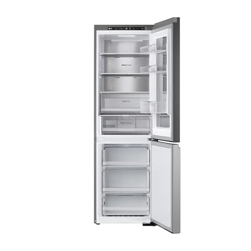 LG GBG5160CPY Stand Kühl-Gefrierkombination, InstaView, StiWa Gut, 349 L, Total NoFrost, WLAN, Prime Silver