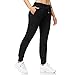 ROSS CAMP Jogginghose Damen - Sporthose Frauen Baumwolle, Trainingshose Fitness High Waist, Sweatpants Slim Fit Freizeithose Lang, Jogging Hose Laufhosen Modern Schwarz/M