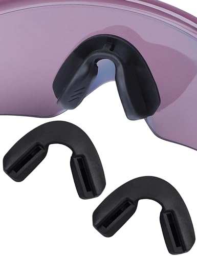 Image of Black Replacement Nose Pads Piece for Oakley Kato OO9455 OO9455M /Encoder OO9471 OO9472F /Subzero OO9098 Sunglass