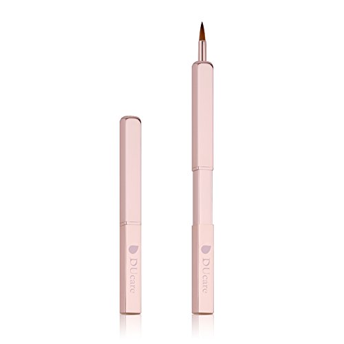 Retractable Lip Brush With Cap, DUcare Travel Lipstick Makeup Brush Tool (Lip Brush)
