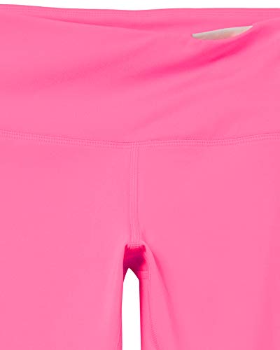 Amazon Essentials Women's Exercise Workout Leggings, Active Sculpt, Mid-Rise Capri with Pockets, Bright Pink, Medium