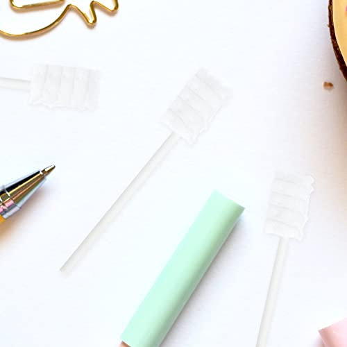 Beaupretty 30 pincéis de cuidados infantis confortáveis para limpeza de língua de gaze