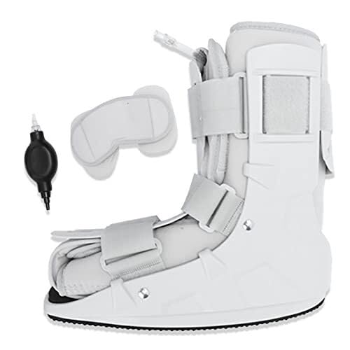 Advanced Walking Boot for Foot & Ankle Injuries, Ankle Sprains, Fractures, Soft Tissue Damage, with Airbag Inflation and Foam Padding