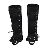 LeeQinersw Cubrebotas de Halloween para Fiestas temáticas, convenciones de Anime, Negro