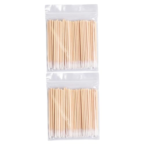 WOFASHPURET 1000pcs Precision Cotton Swabs Makeup Microblading Cotton Buds Wooden Comfortable for Face Body