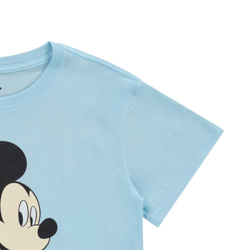 Image of Disney Ladies Mickey Mouse Fashion Shirt Minnie Mouse Multi Print Tee - Classic Park and World Tee