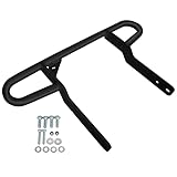 ALMULOO Rear Grab Bar Compatible with Yamaha Raptor 660 660R 2001-2005 Yamaha YFZ450 2004-2009 Black Aluminum Powder Coated Rear Wide Grab Bar Bumper