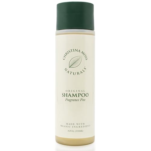Christina Moss Naturals Shampoo Natural and Organic Ingredients, Sulfate-Free, Paraben-Free, Cruelty-Free, Vegan, Unscented, Responsible Beauty