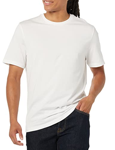 Image of Amazon Essentials Men's Slim-Fit Crewneck Short Sleeve Cotton T-Shirts