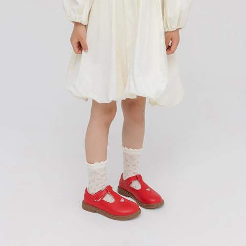 WUIWUIYU Girls Princess Oxfords Halloween Shoes T-Strap Casual Walking School Uniform Dress Mary Jane Flats4