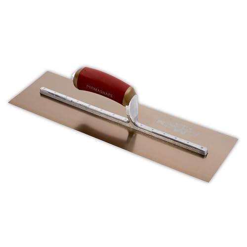 Marshalltown MPB145GSD 14x5-inch Gold Stainless Steel Plasterers Trowel 2 Marshalltown MPB145GSD 14x5-inch Gold Stainless Steel Plasterers Trowel - Image 2