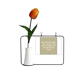 Quantité : 1 cadre photo, 1 vase en céramique, 1 fleur en plastique, 1 carte décorative, 2 clips métalliques