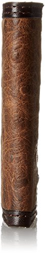Nocona Men's Brown Ostrich Trifold3