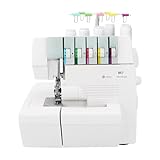 Surjeteuse Professionnelle À Point De Recouvrement Robuste, Machines À Coudre Semi-industrielles, Machines À Coudre, Avec Capacité De 2-3-4-5 Points, Bac De Récupération Des Chutes, Pieds-de-biche