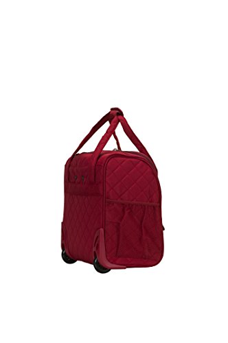 Rockland BF31-RED Melrose Upright Wheeled Underseater Luggage, Red, Carry-On 15-Inch thumb #2