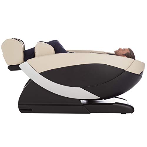 Human Touch Super Novo Zero Gravity Massage Chair - Virtual Therapist w/Alexa, Cloud Touch Acupressure - 3D & 4D Full Body Massage, Stretch & Deep Tissue for Recovery - 38 Wellness Programs, Cream